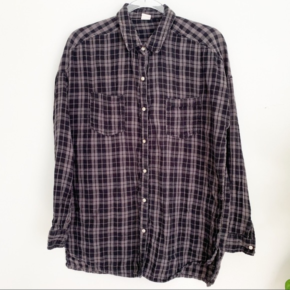 Wild Pearl Tops - Wild Pearl Button Down Flannel